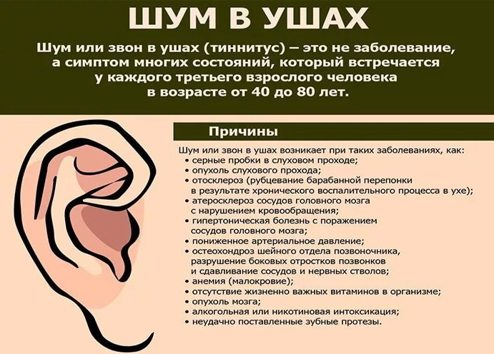 Причины шума в ушах Причины шума в ушах